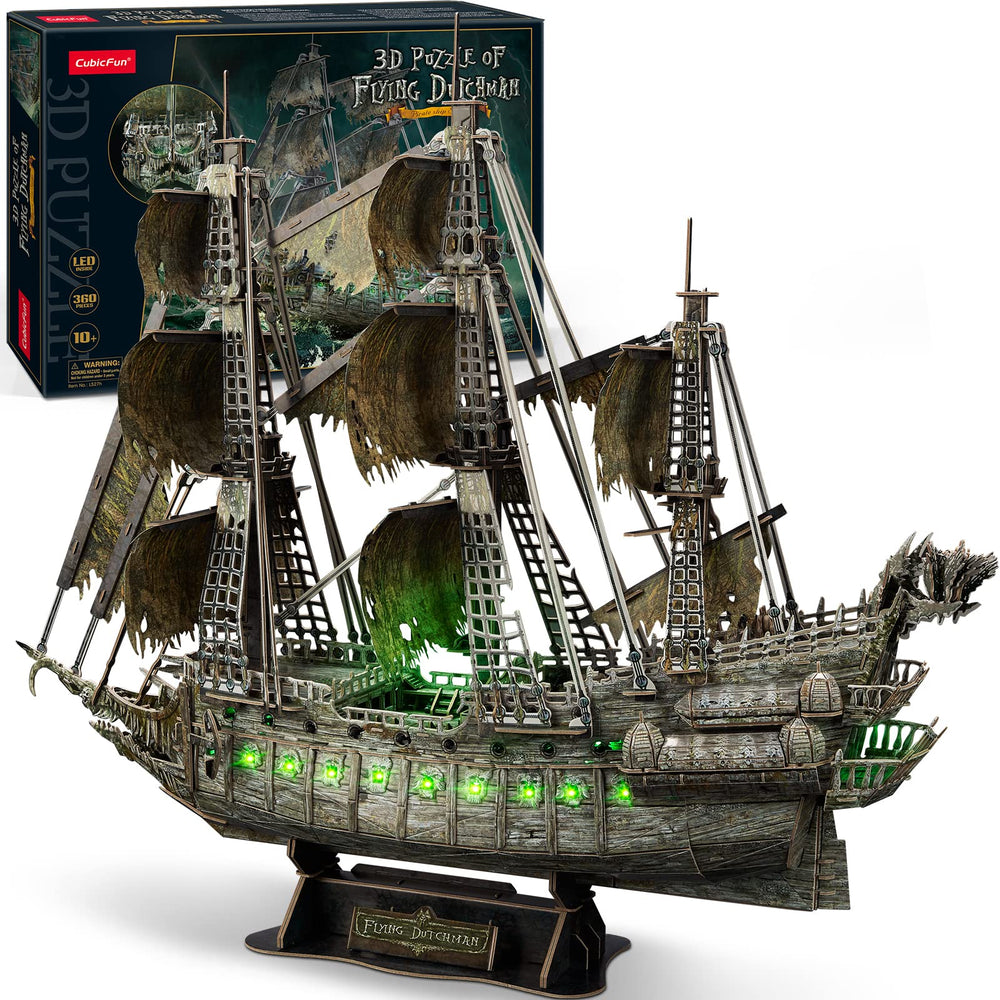 CubicFun Flying Dutchman puzzle rainy day activity with calm, focused building.