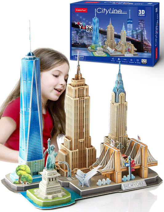 CubicFun NYC 5-in-1 model kit boosts creativity and focus.