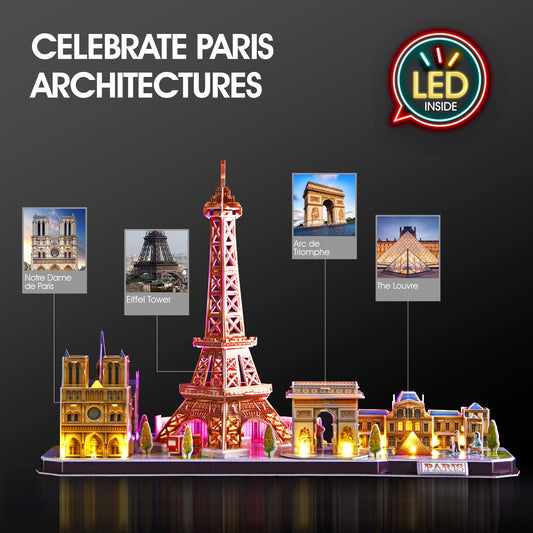 CubicFun Paris Cityline Notre Dame image highlights detailed learning and display