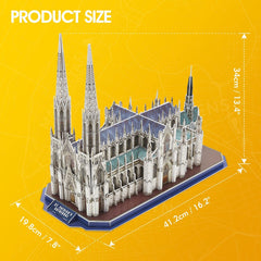 CubicFun Cathedral model makes a thoughtful, decorative gift.