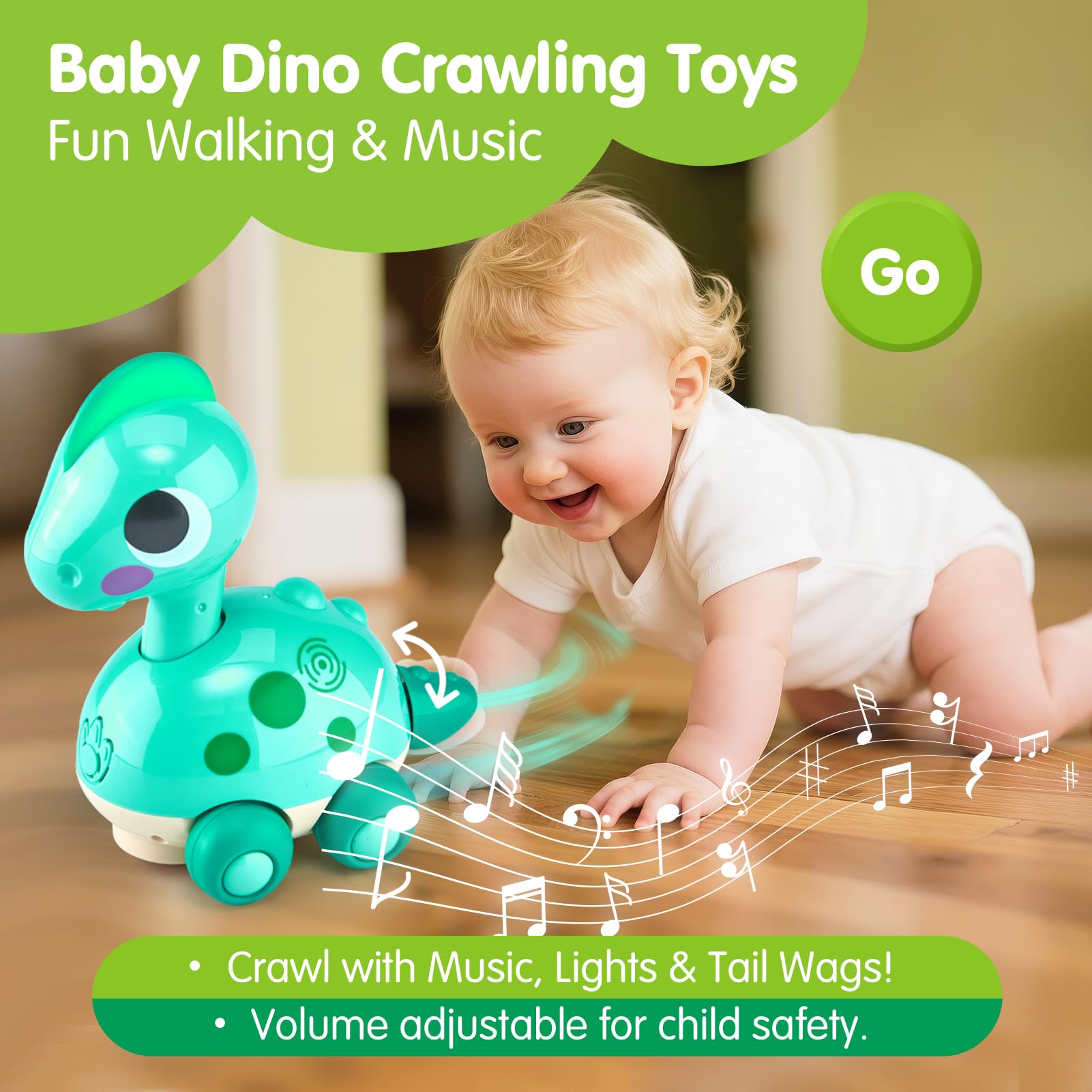 CubicFun Dino go mode wheels for powered, engaging exploration