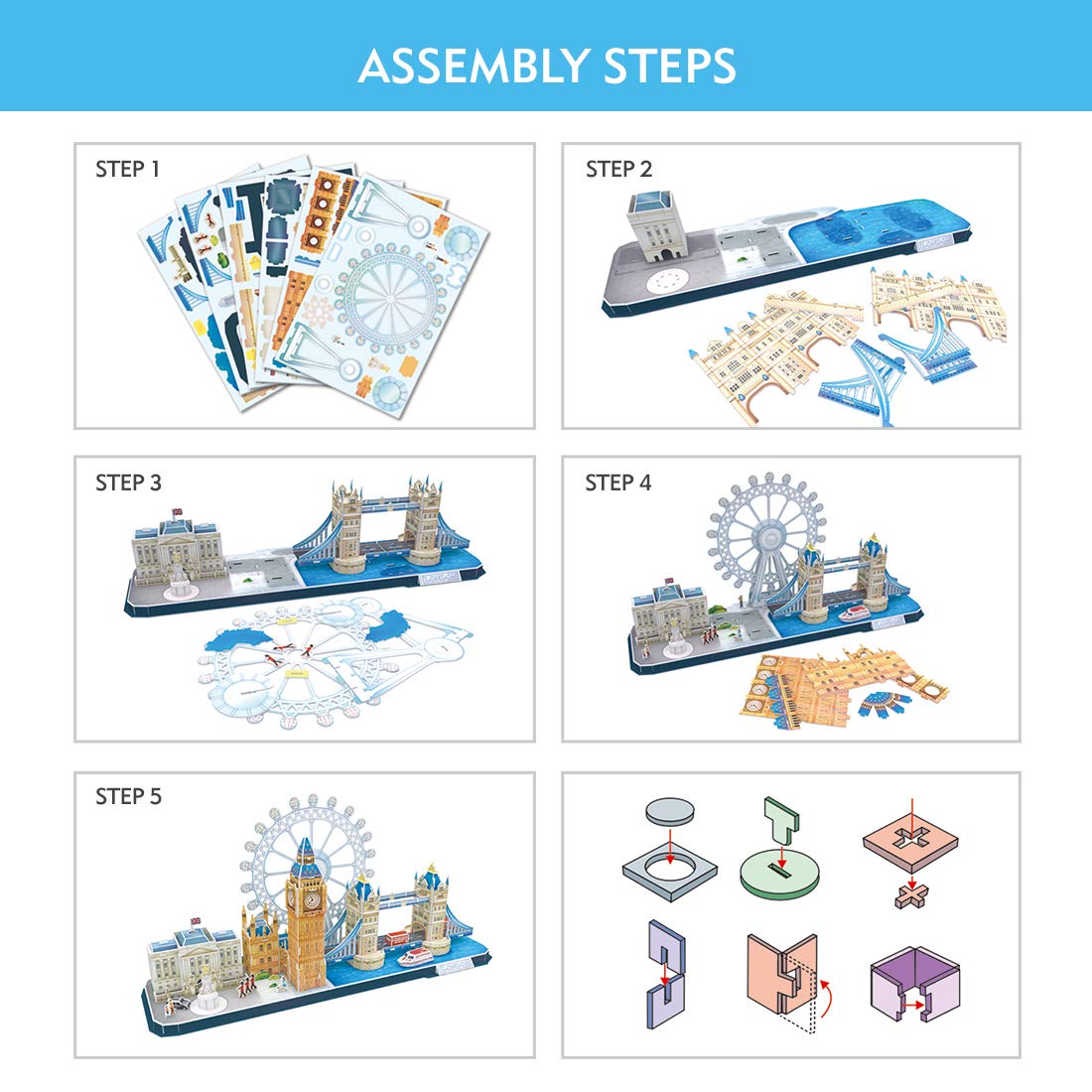 CubicFun London City 3D puzzle: Gift-ready packaging adds birthday excitement