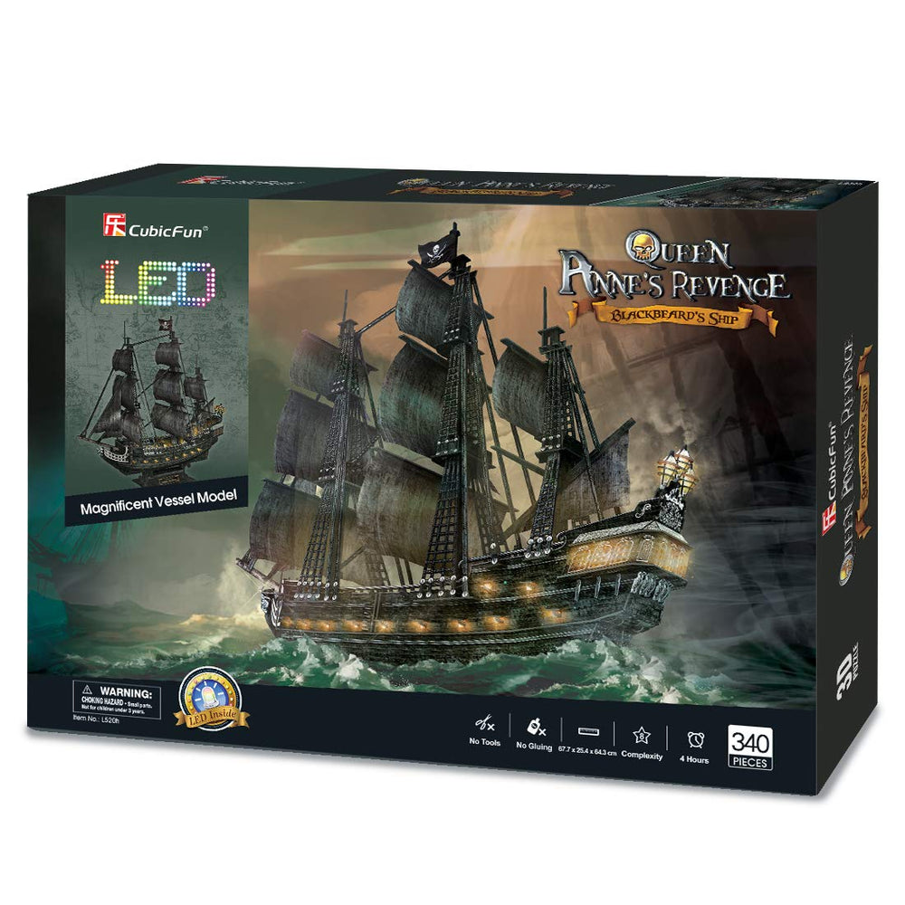 CubicFun pirate ship collection enhances nautical-themed displays.