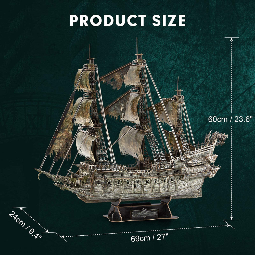 CubicFun pirate ship decor makes a unique gift for puzzle lovers