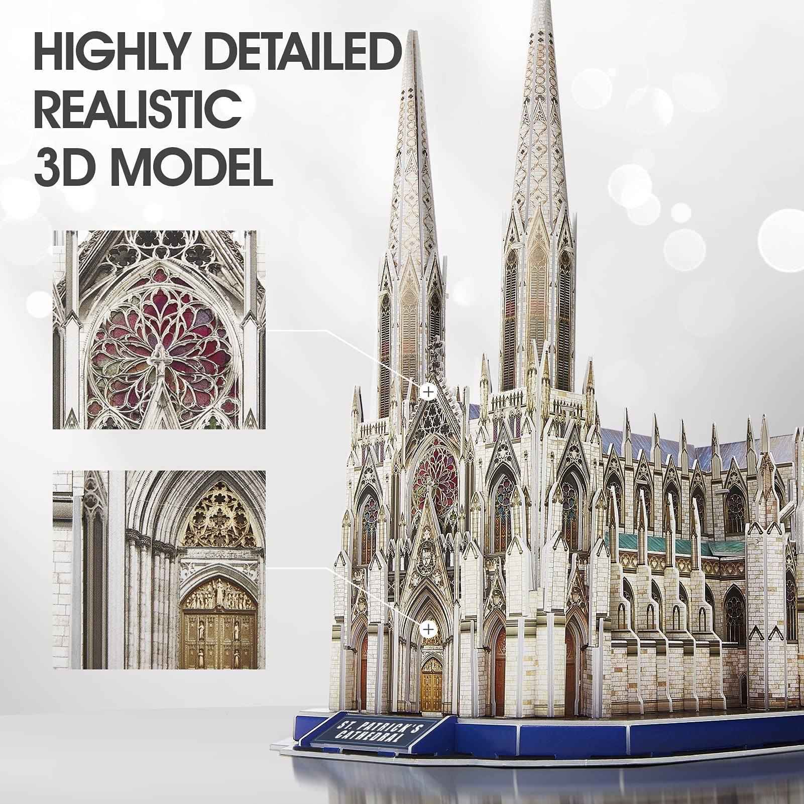 CubicFun cathedral tower highlights skyline-inspired architecture.