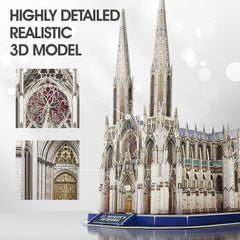 CubicFun cathedral tower highlights skyline-inspired architecture.