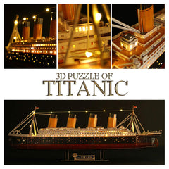 CubicFun Titanic foam-board puzzle highlights detailed texture and colors