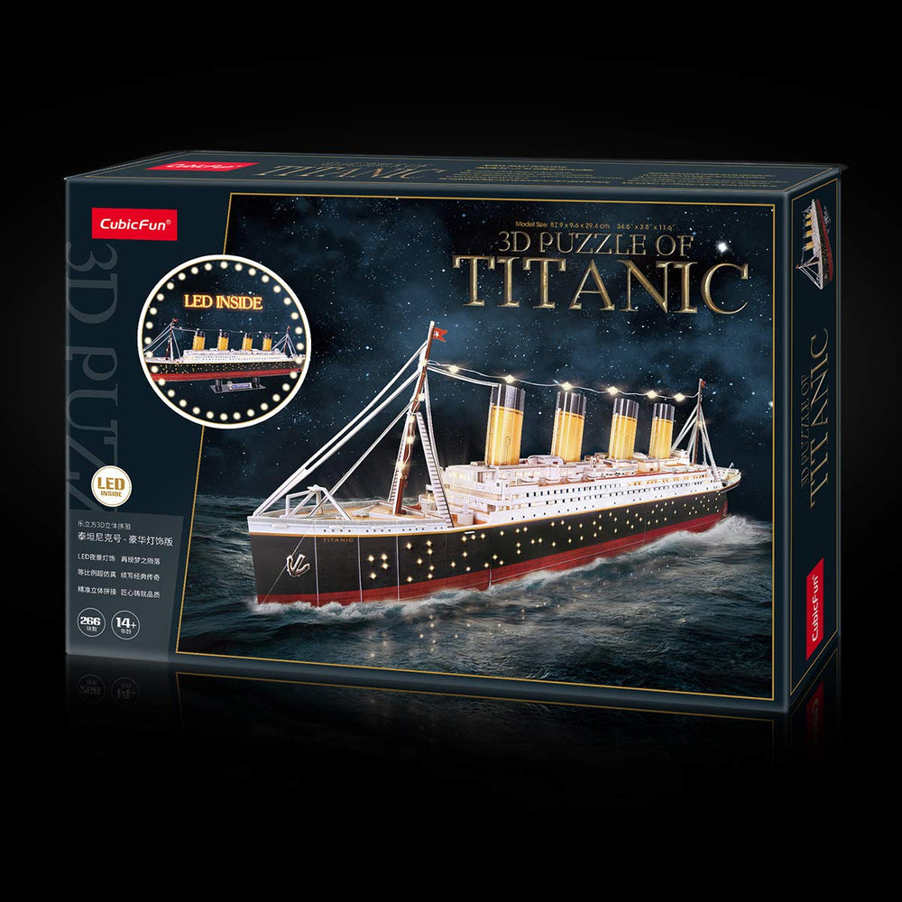 CubicFun Titanic puzzle packaging is gift-ready for occasions