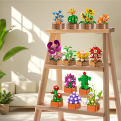 CUBIMANA 3-6mm mini-blocks detail highlights craftsmanship in miniature plant designs.