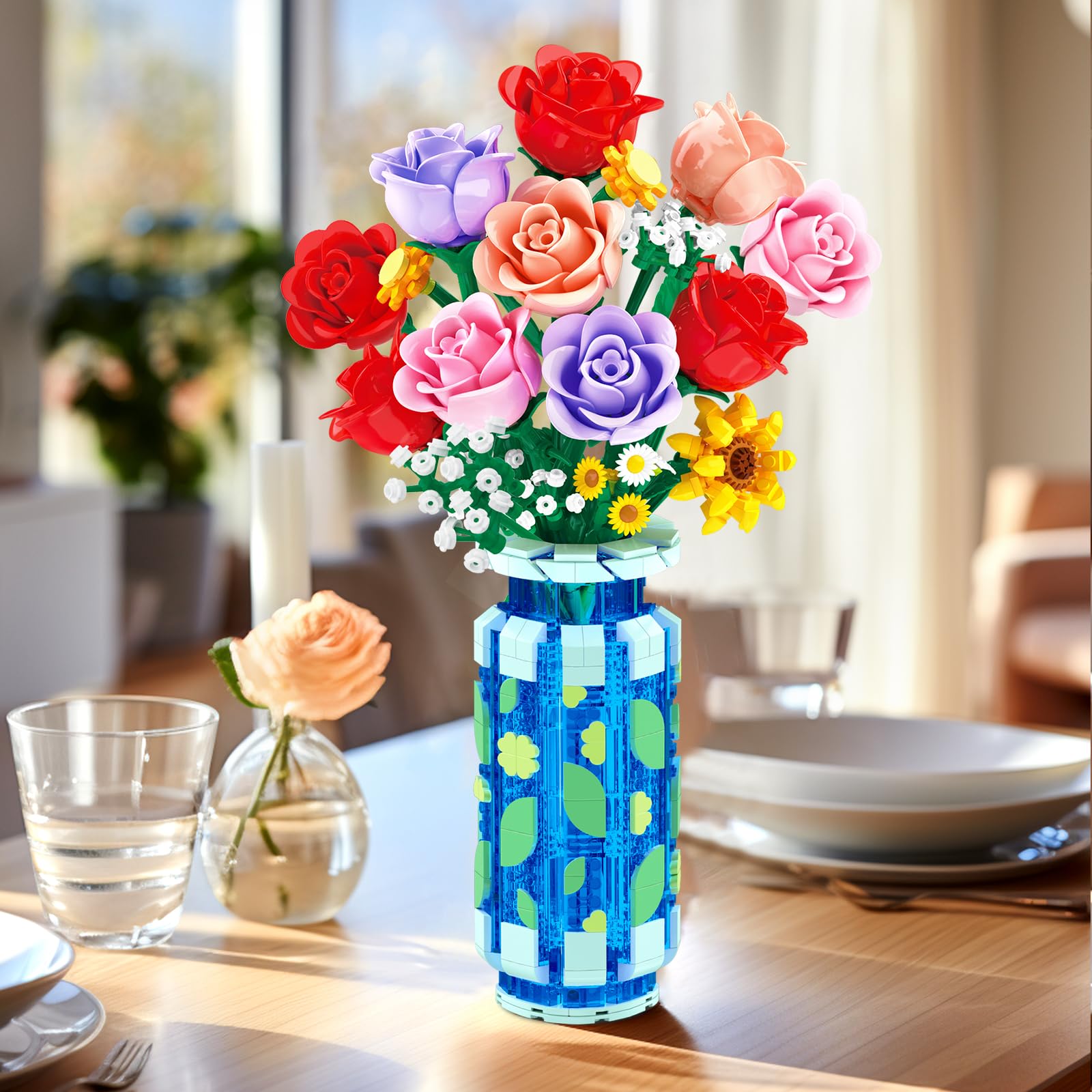 CUBIMANA delicate flowers with realistic petals showcase craftsmanship.