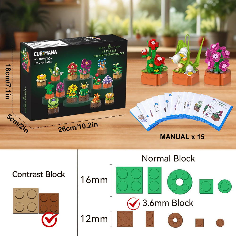 CUBIMANA easy-care decor suits busy spaces with ready-to-display greenery.