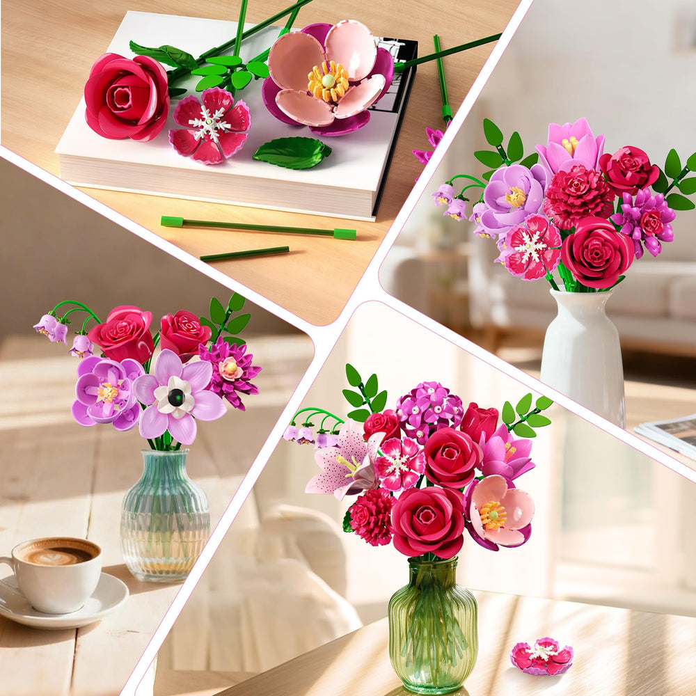 CUBIMANA realistic floral elements for elegant home or office decor.
