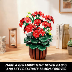 CUBIMANA Flowers Geranium bloom for a season-free decorative charm