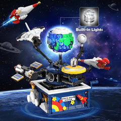 CUBIMANA glowing Earth light feature during space model play