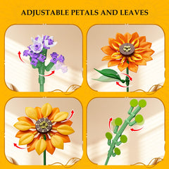 CUBIMANA gradient petal colors in sunflowers evoke rustic charm and elegance.