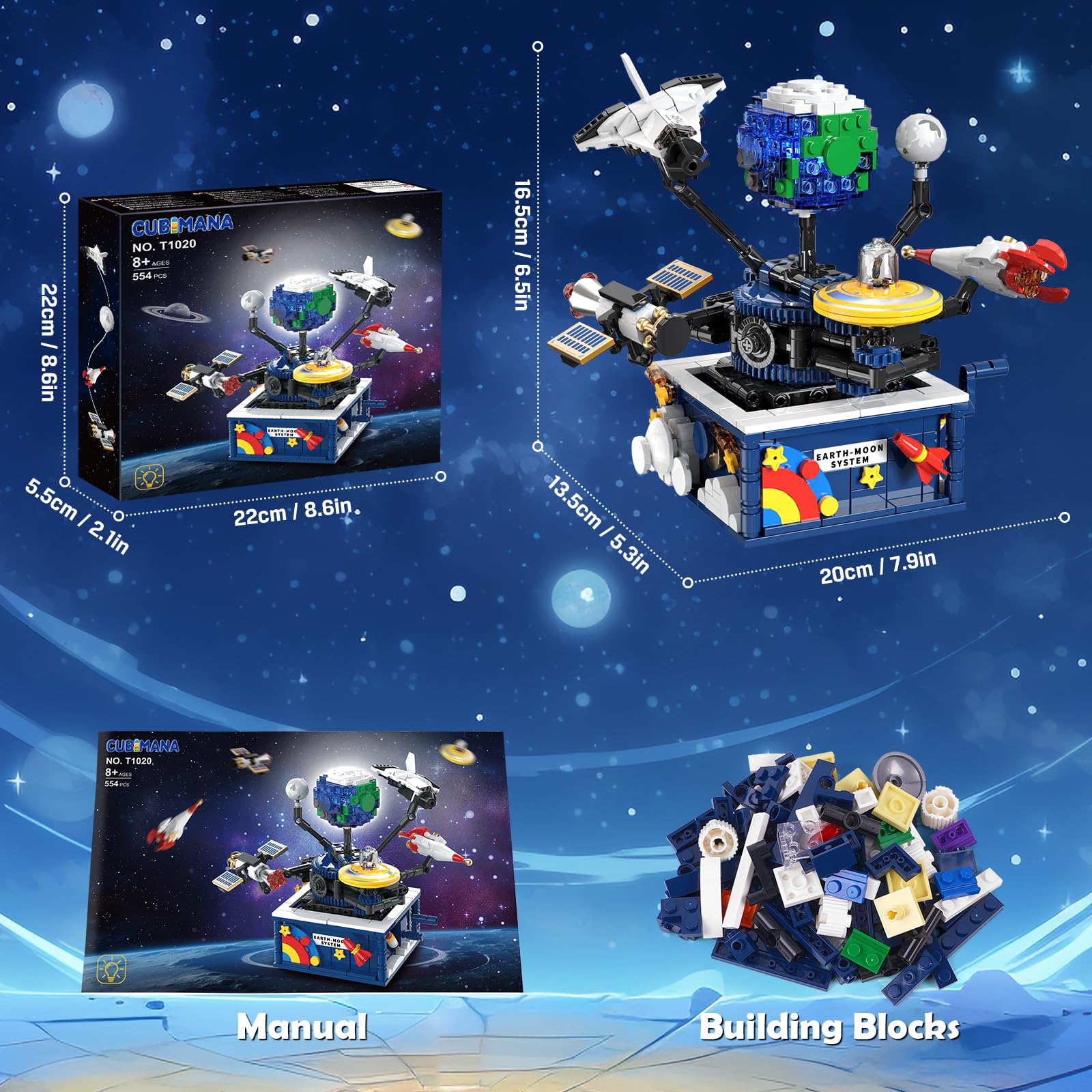 CUBIMANA ideal gift for space enthusiasts ages 8-plus