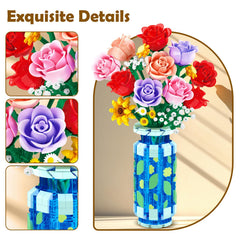 CUBIMANA LED lighting highlights bouquet's colors and textures.