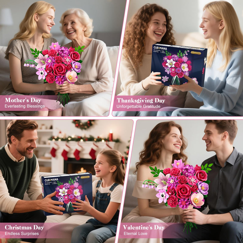 CUBIMANA bouquet-building guide helps create a unique centerpiece.