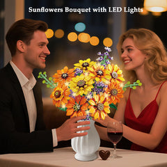 CUBIMANA sunflowers LED light adds warmth to desks and shelves.