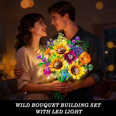 CUBIMANA Sunflowers Roses Wildflowers blocks image emphasizes colorful, realistic floral art for home decor.