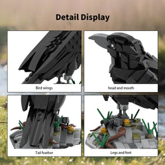 CubiMythx raven building set makes a thoughtful gift for bird lovers