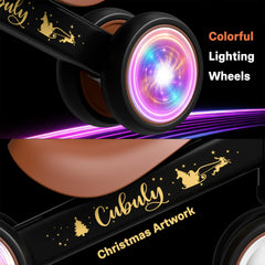 Child riding Cubuly outdoors, highlighting balance development and fun.