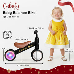 Easy-assembly Cubuly bike shown with simple steps for quick setup.