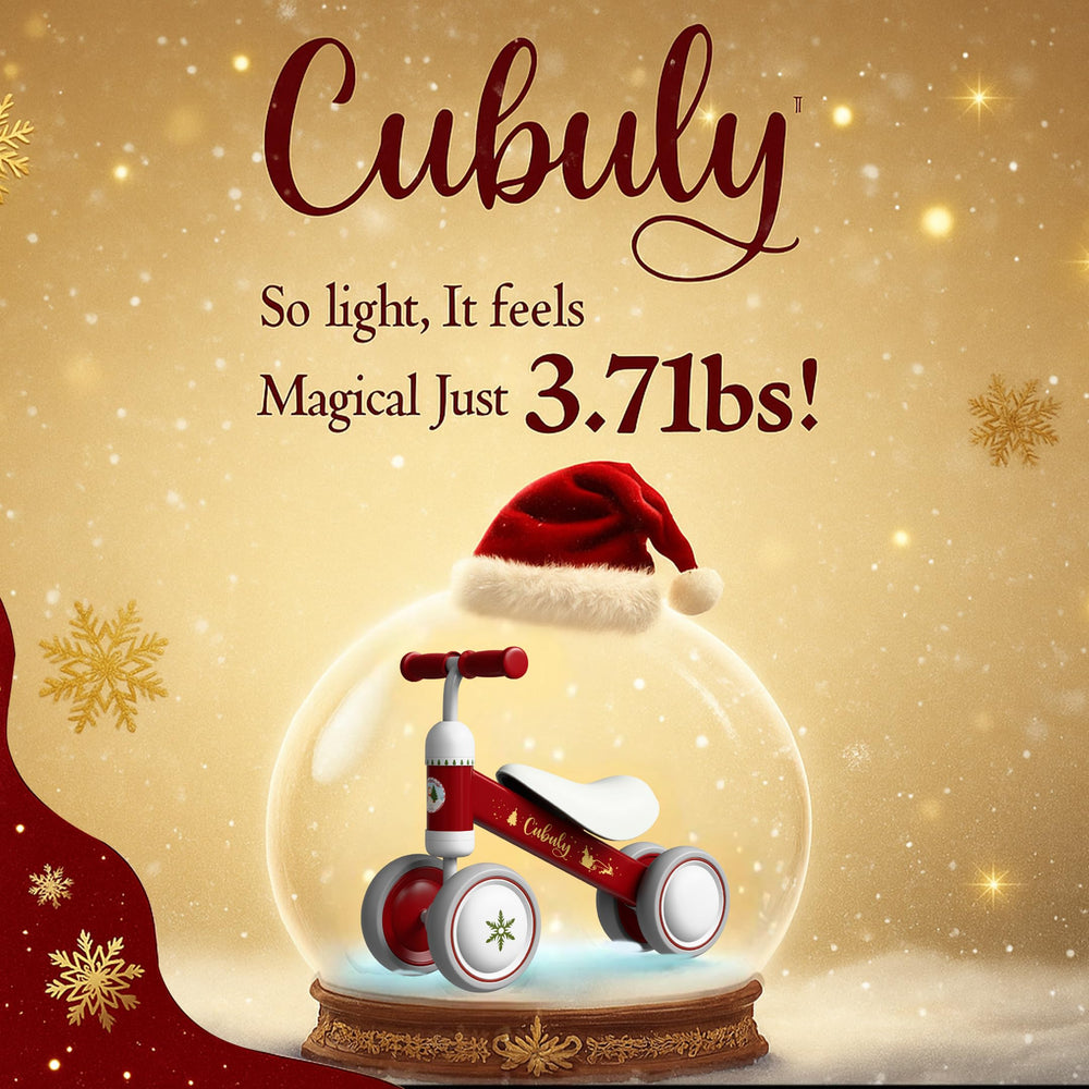Cubuly safety-certified bike provides peace of mind during toddler rides.