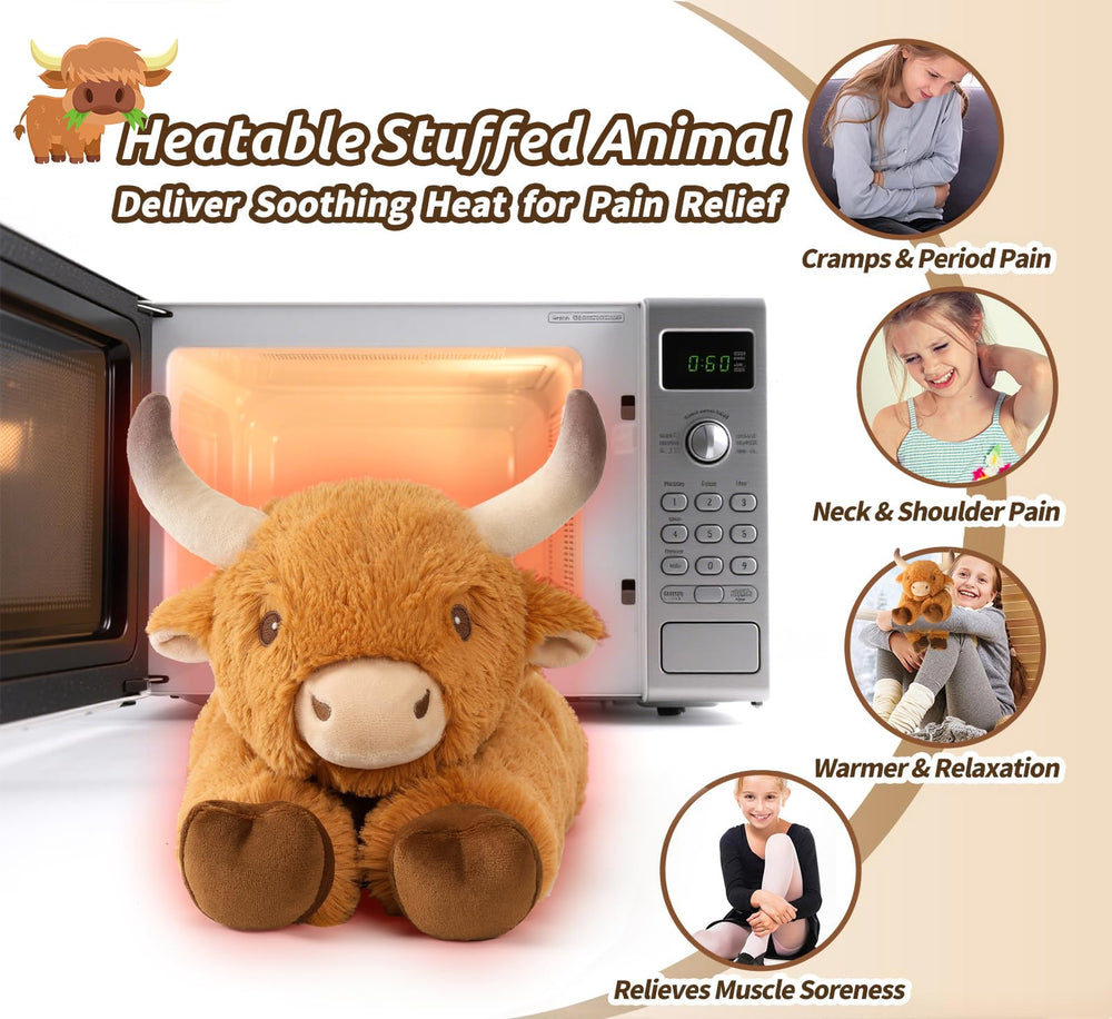 Cuckool Bull plush in bedtime hug pose for cozy evenings