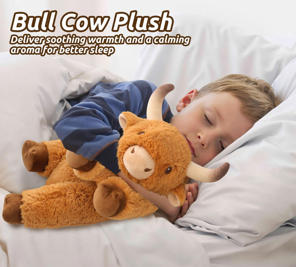 Cuckool Bull plush close-up of soft fur and friendly expression