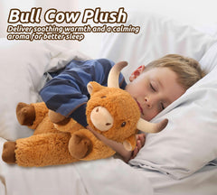 Cuckool Bull plush close-up of soft fur and friendly expression