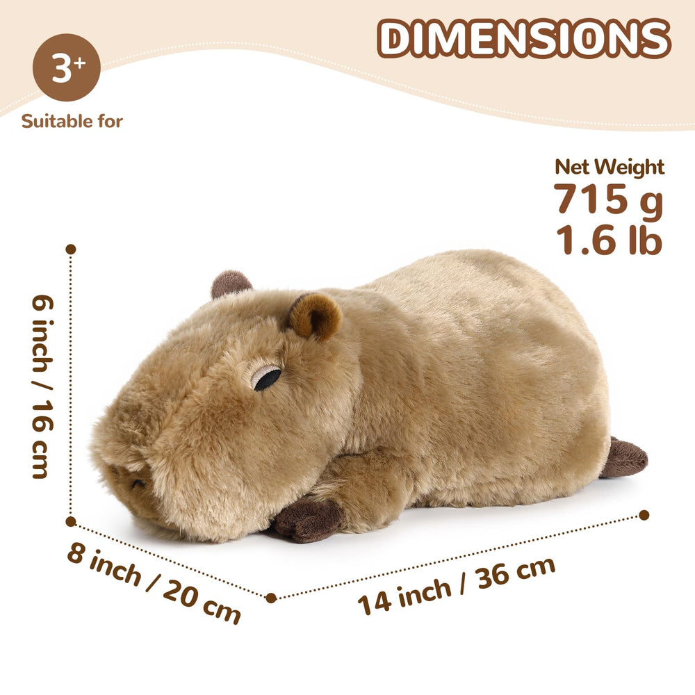 Cuckool capybara plush with lavender scent for gentle relaxation