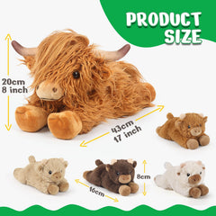 Cuckool Highland Cow baby plush 4 adds variety to storytelling