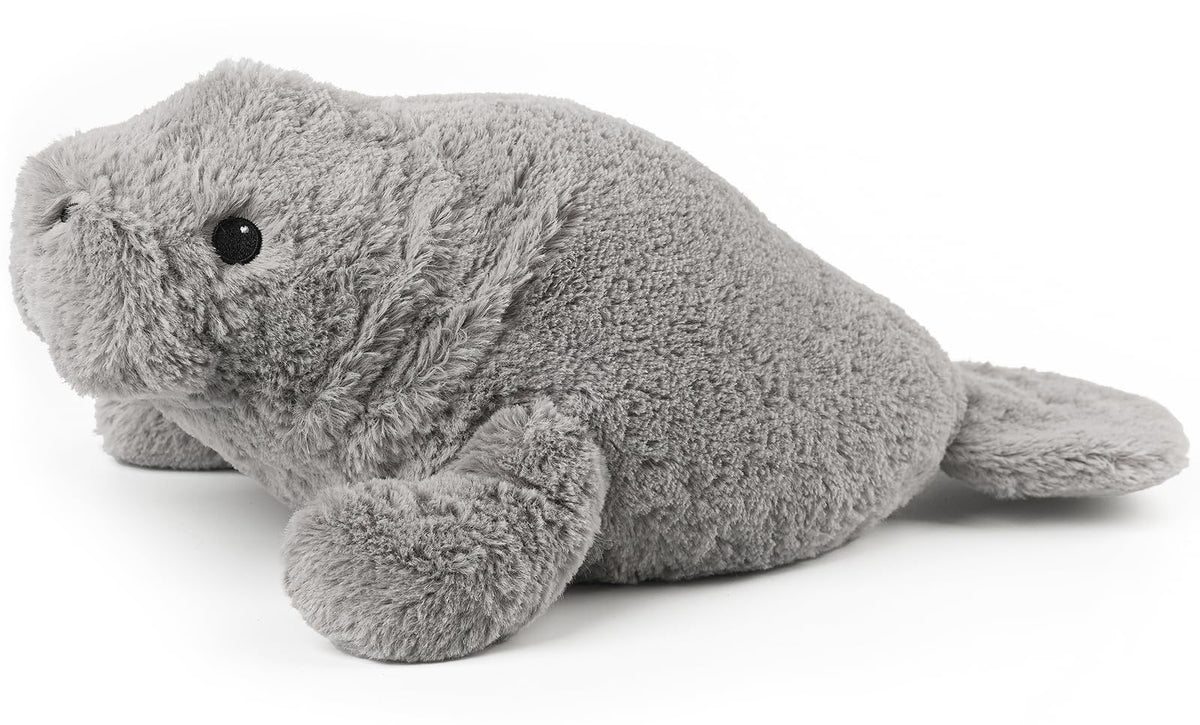 Cuckool manatee stuffed animal with lifelike appearance for comforting hugs.