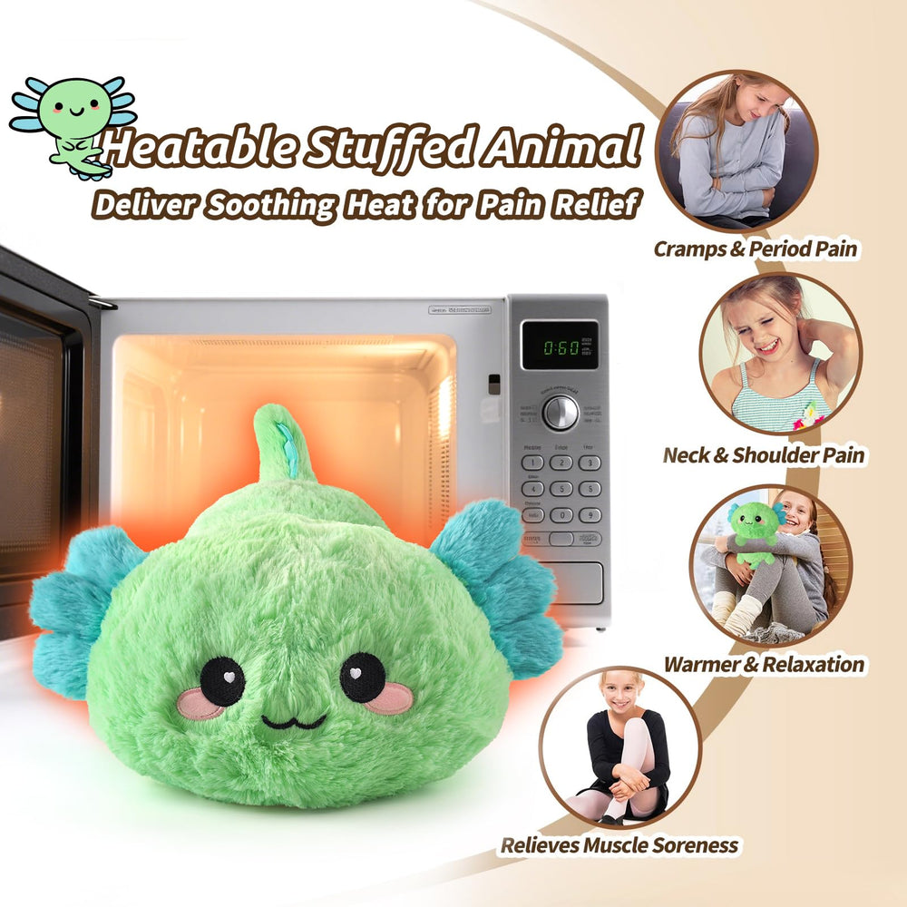 Cuckool Mint Axolotl plush lavender-scent promotes calm during playtime