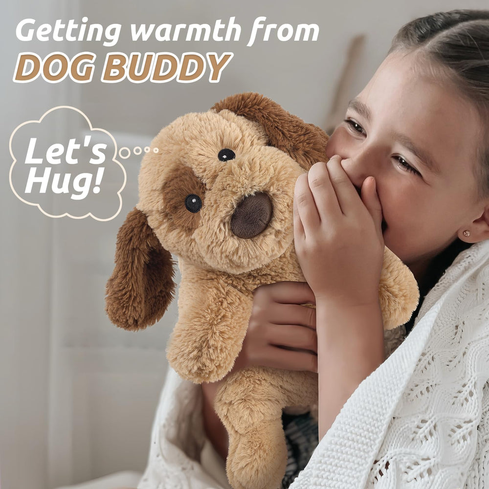 Cuckool puppy plush close-up shows fluffy fur for cozy nights.