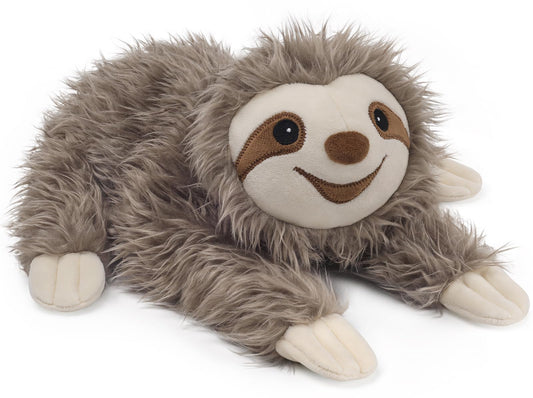 Cuckool sloth plush with soft shaggy fur for cozy snuggles