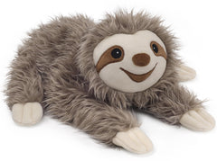 Cuckool sloth plush with soft shaggy fur for cozy snuggles