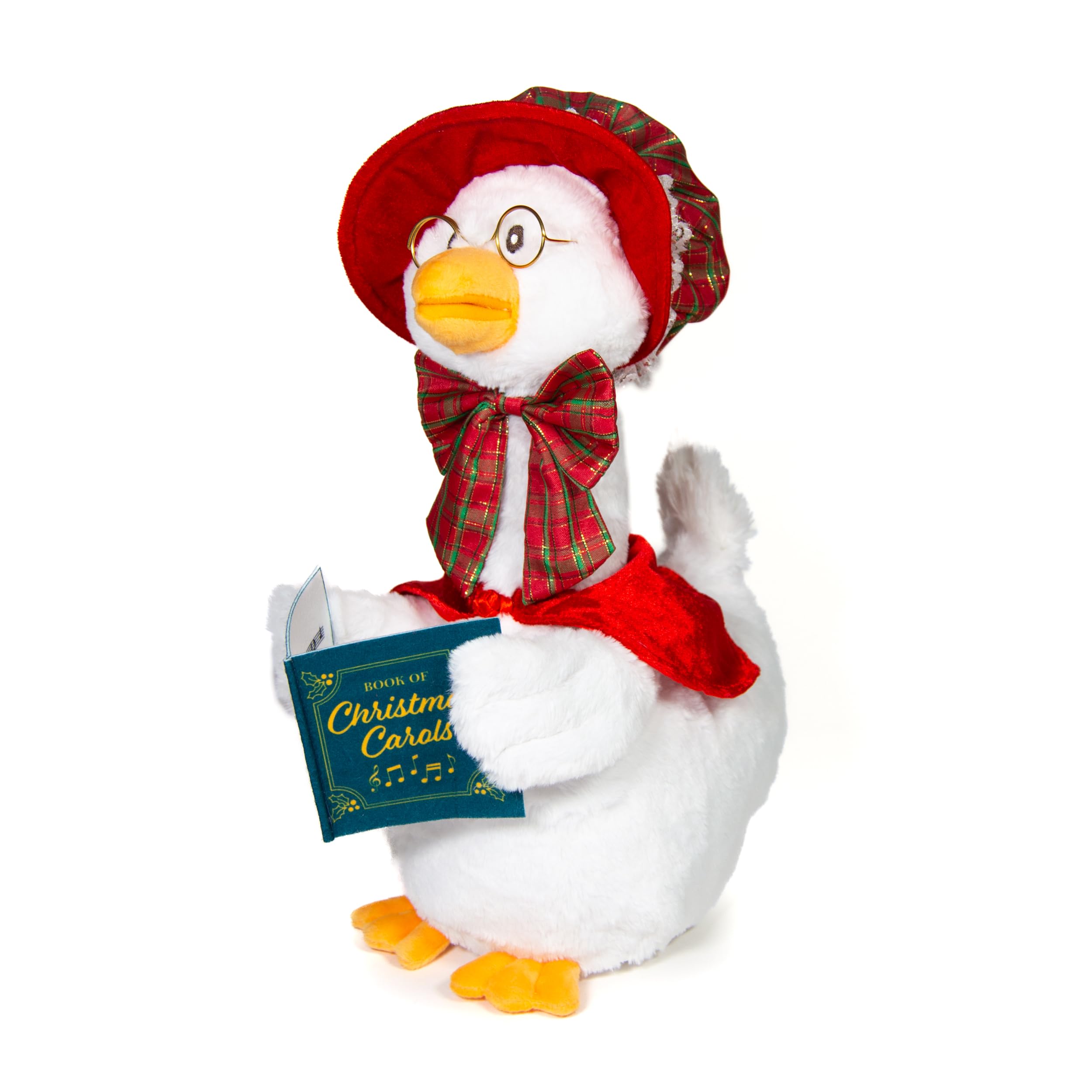 Cuddle Barn Carolin' Mother Goose ready for playtime in your living room.