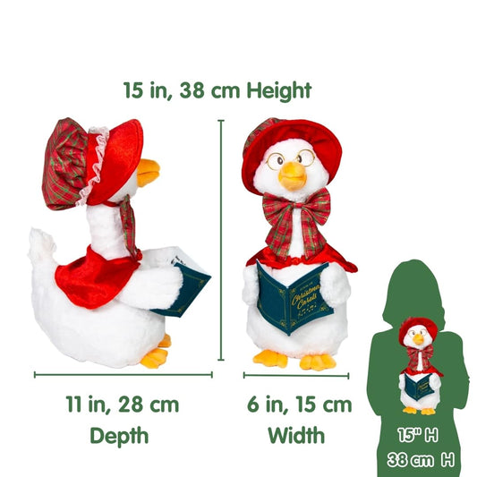 Cuddle Barn Carolin' Mother Goose sings classic carols for kids.