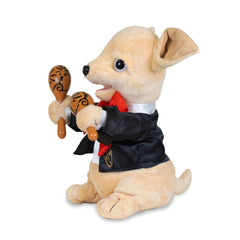Cuddle Barn Chuey Bamba soft plush with tan hue