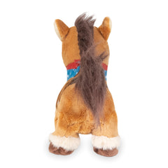 Soft polyester fabric on Colt for cuddly, gentle play