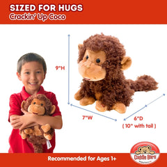 Crackin' Up Coco monkey sounds add lively pretend play.