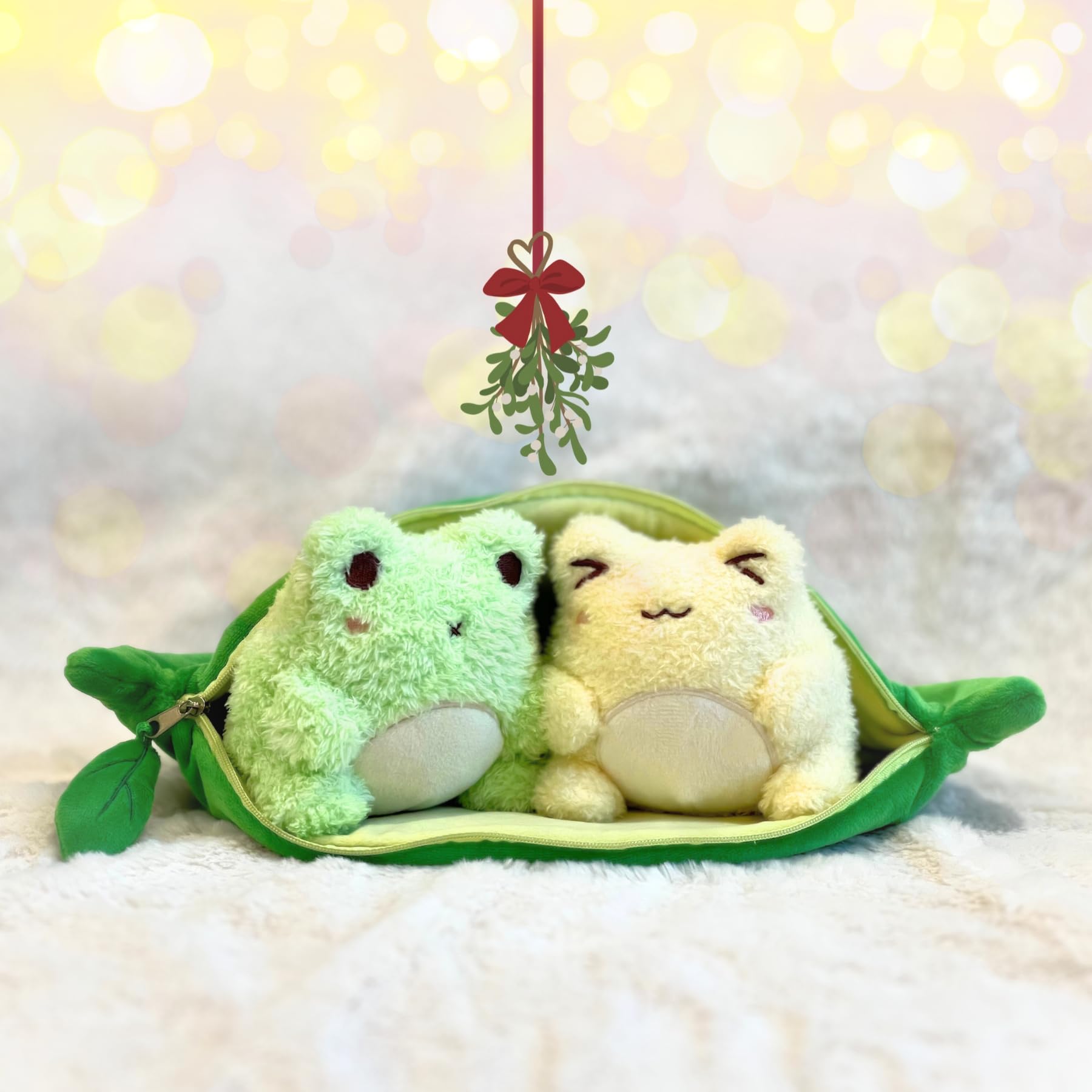 Cuddle Barn Edawawa soft polyester frog plush, durable for daily adventures.