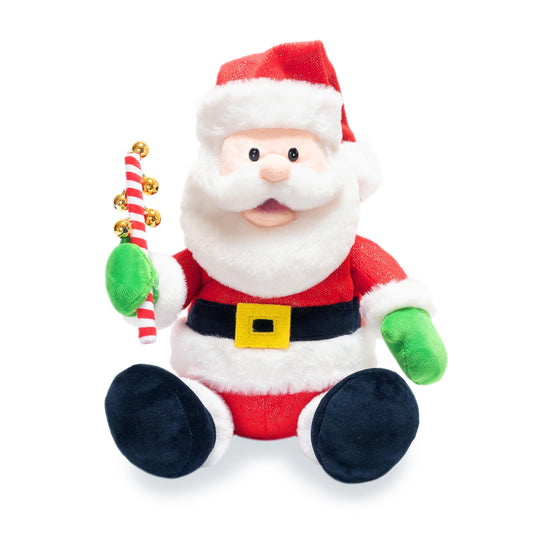 Cuddle Barn Jingling Santa with bells for festive play and decor