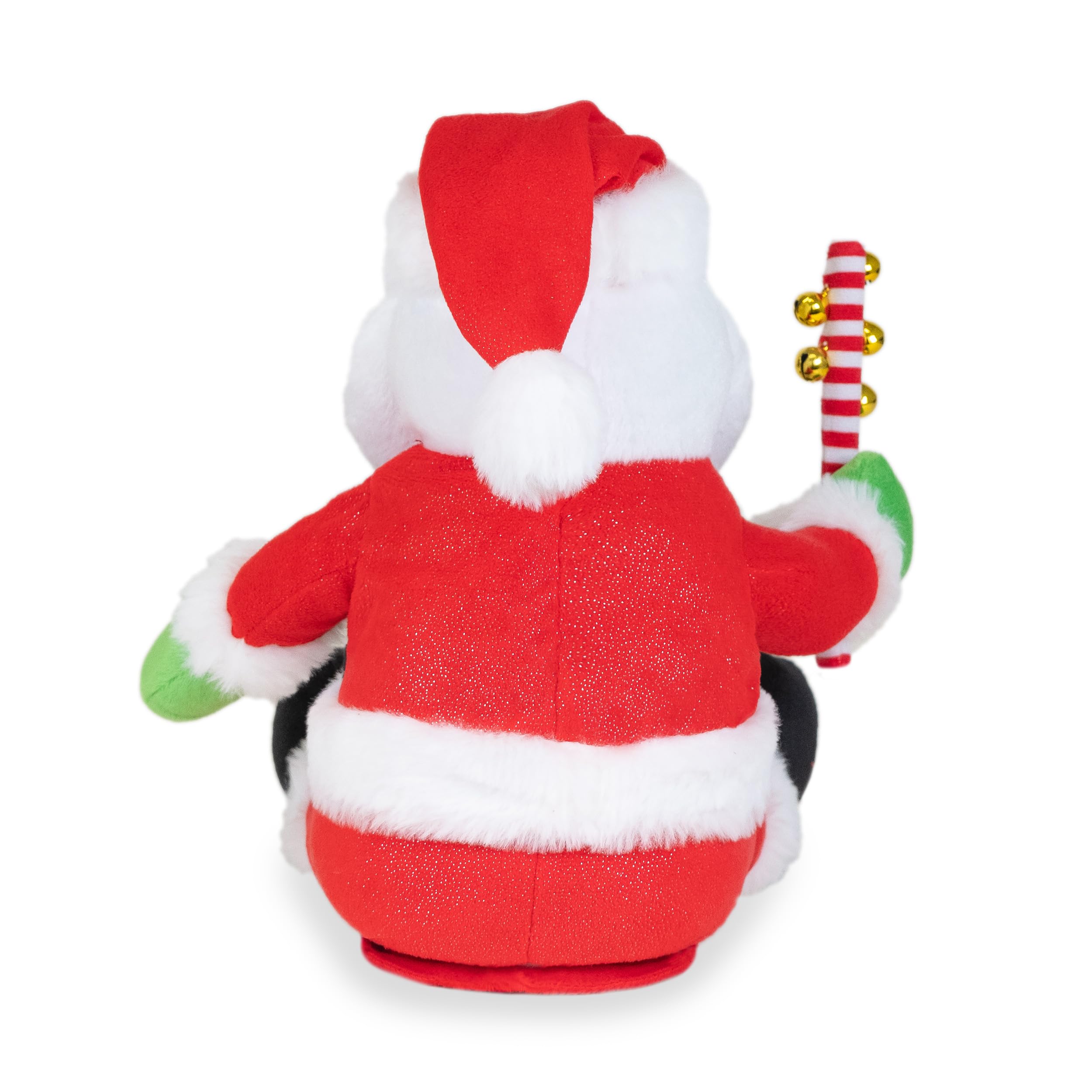 Cuddle Barn Jingling Santa on off switch to save battery life