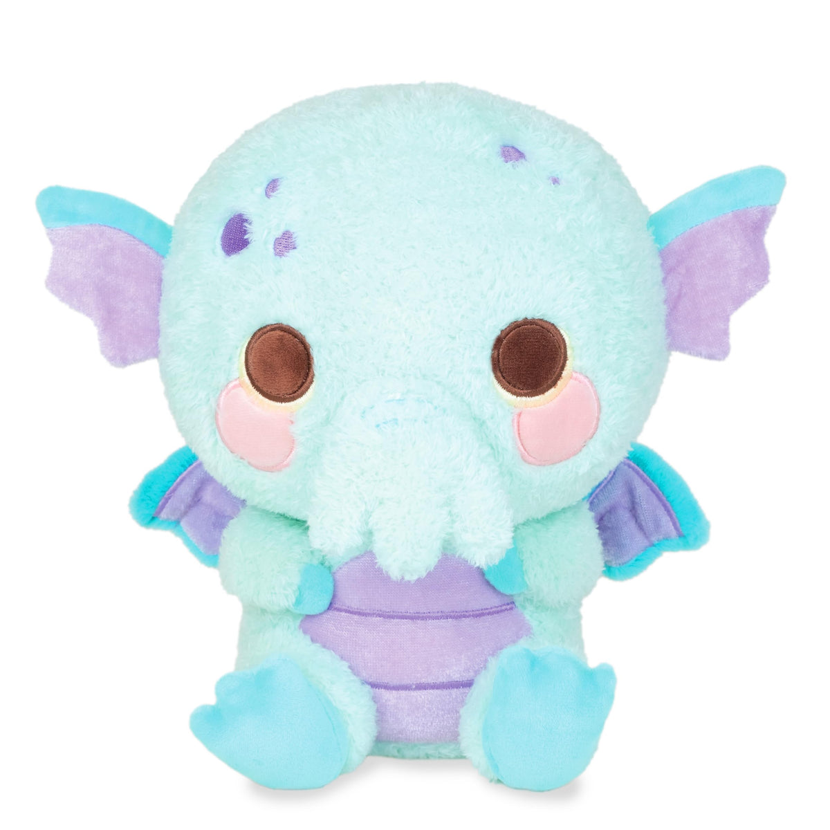 Cuddle Barn Lulu Curious Cthulhu 10-inch plush, a soft cuddle buddy.