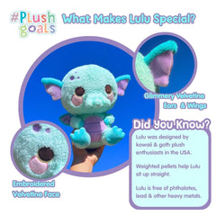 Cuddle Barn Lulu glowing eyes spark playful imagination during playtime.