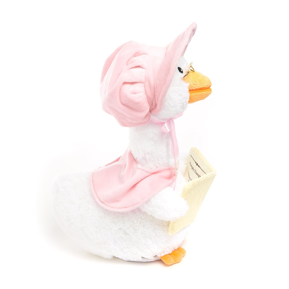 Cuddle Barn plush includes batteries for immediate play.