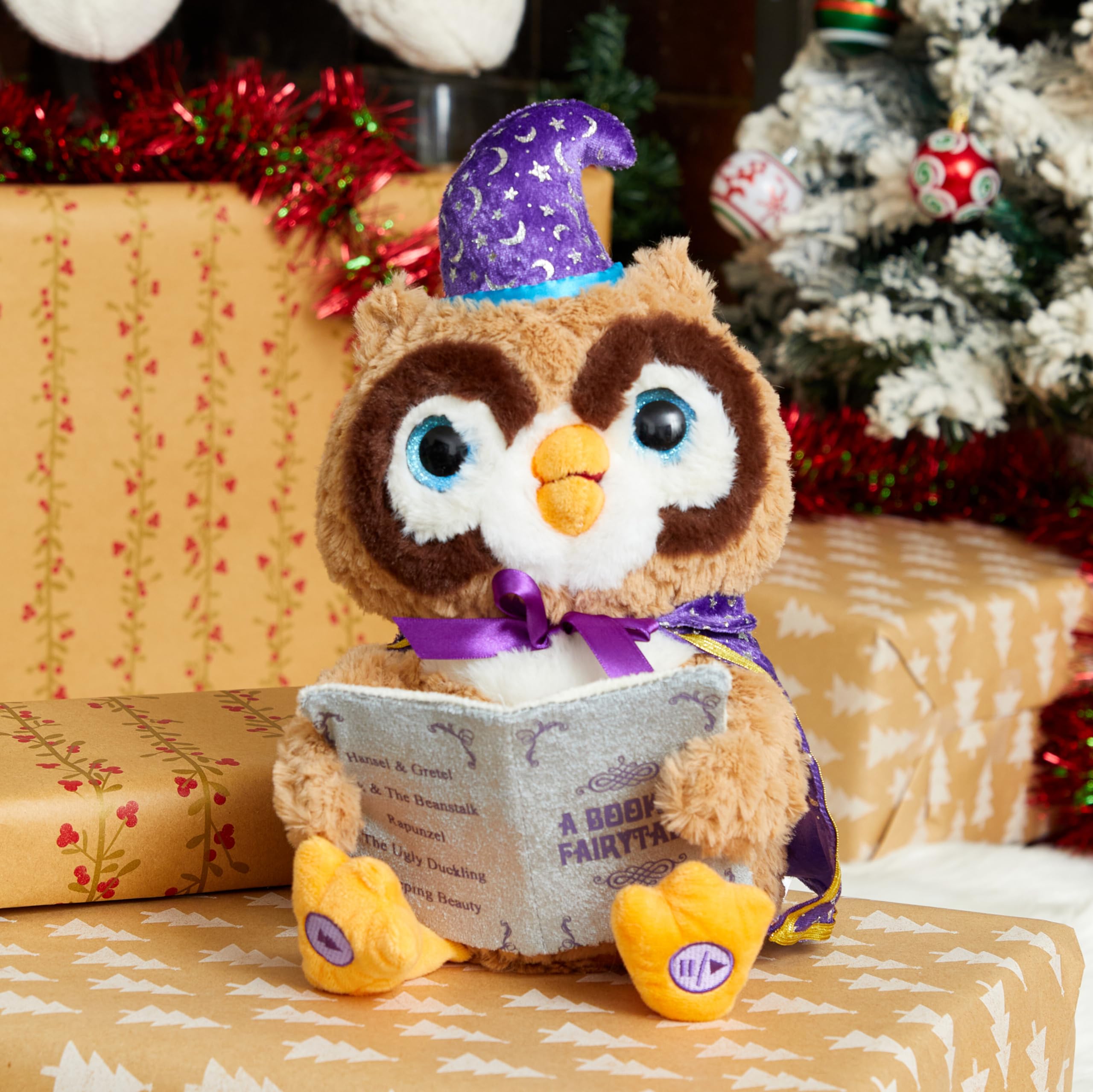 Cuddle Barn Octavius batteries included for immediate play.